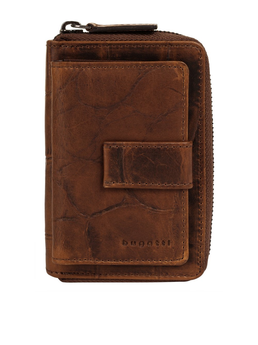 Bugatti Geldbörse Damen Leder gemustert