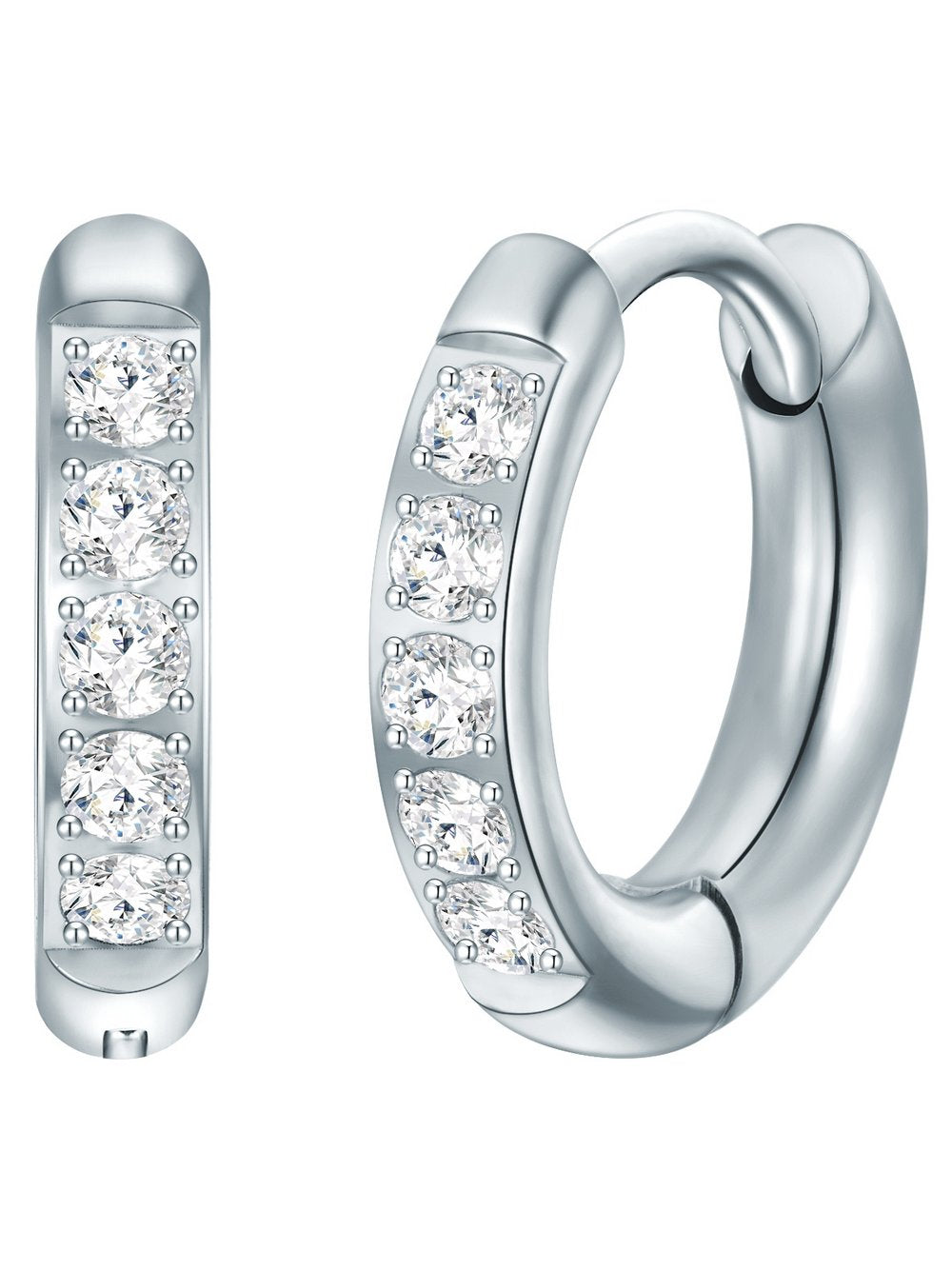 Eastside Creolen Damen Edelstahl