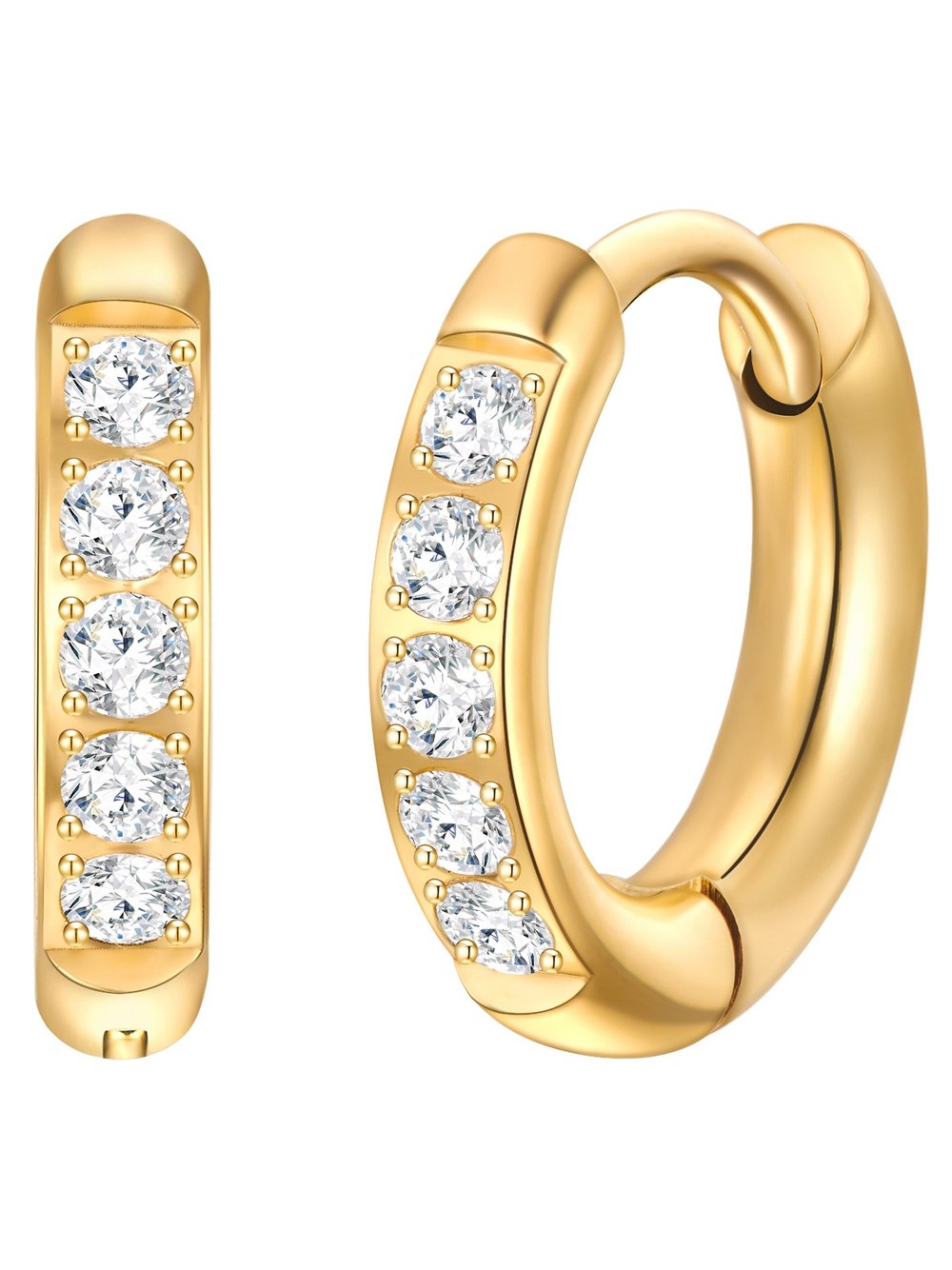 Eastside Creolen Damen Edelstahl