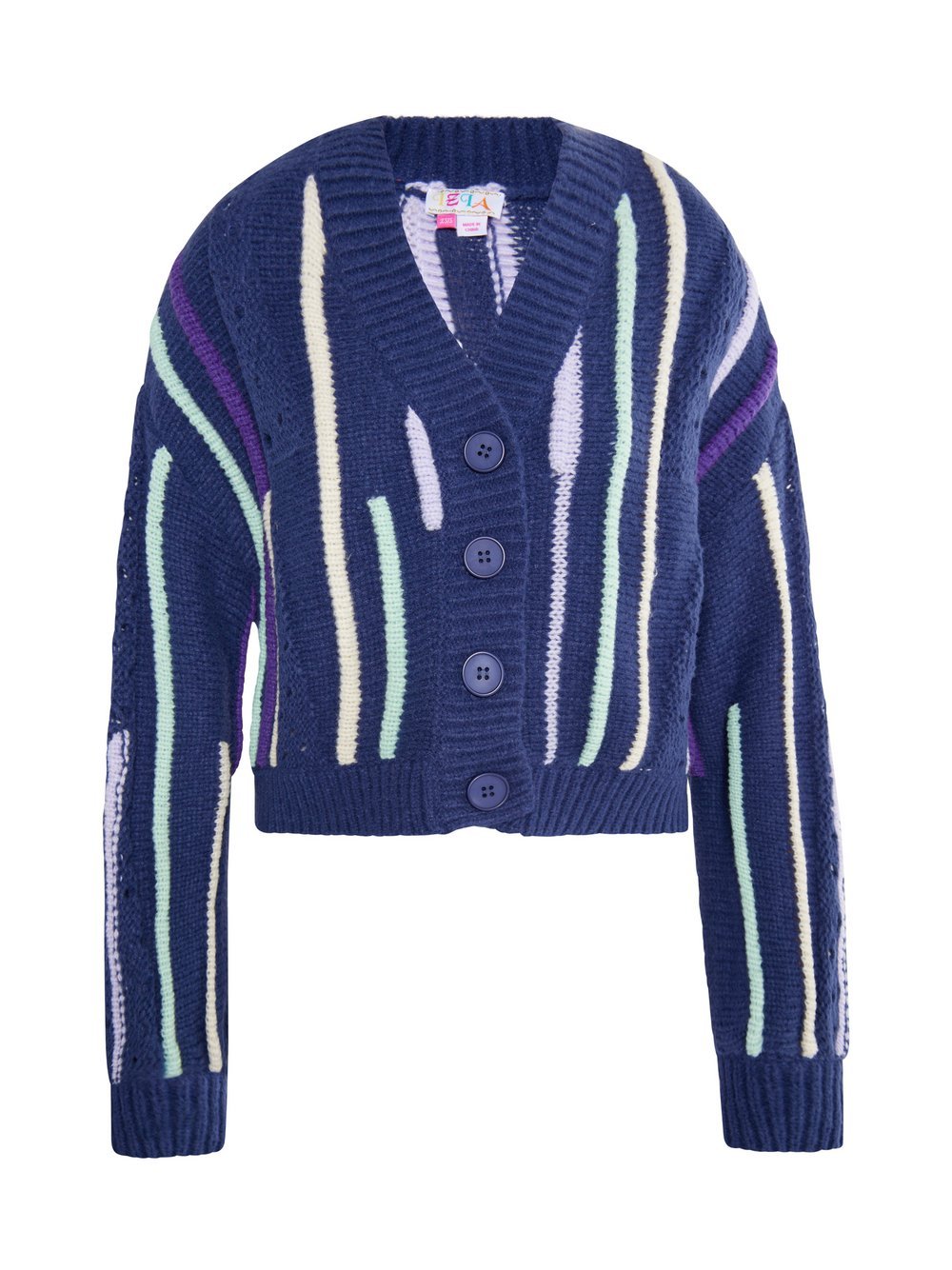 IZIA Strickjacke Damen gestreift