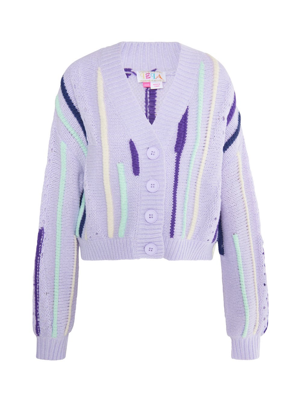 IZIA Strickjacke Damen gestreift