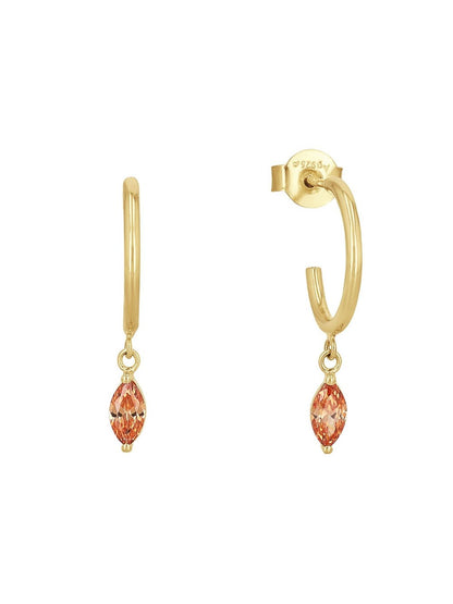 amor Creolen Damen Sterlingsilber