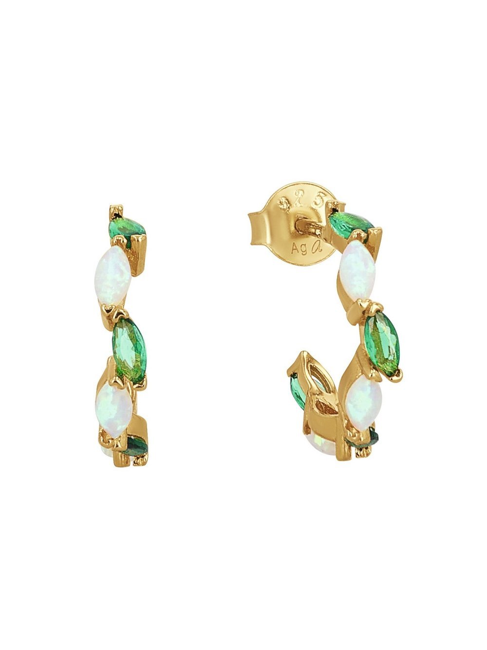 amor Creolen Damen Sterlingsilber