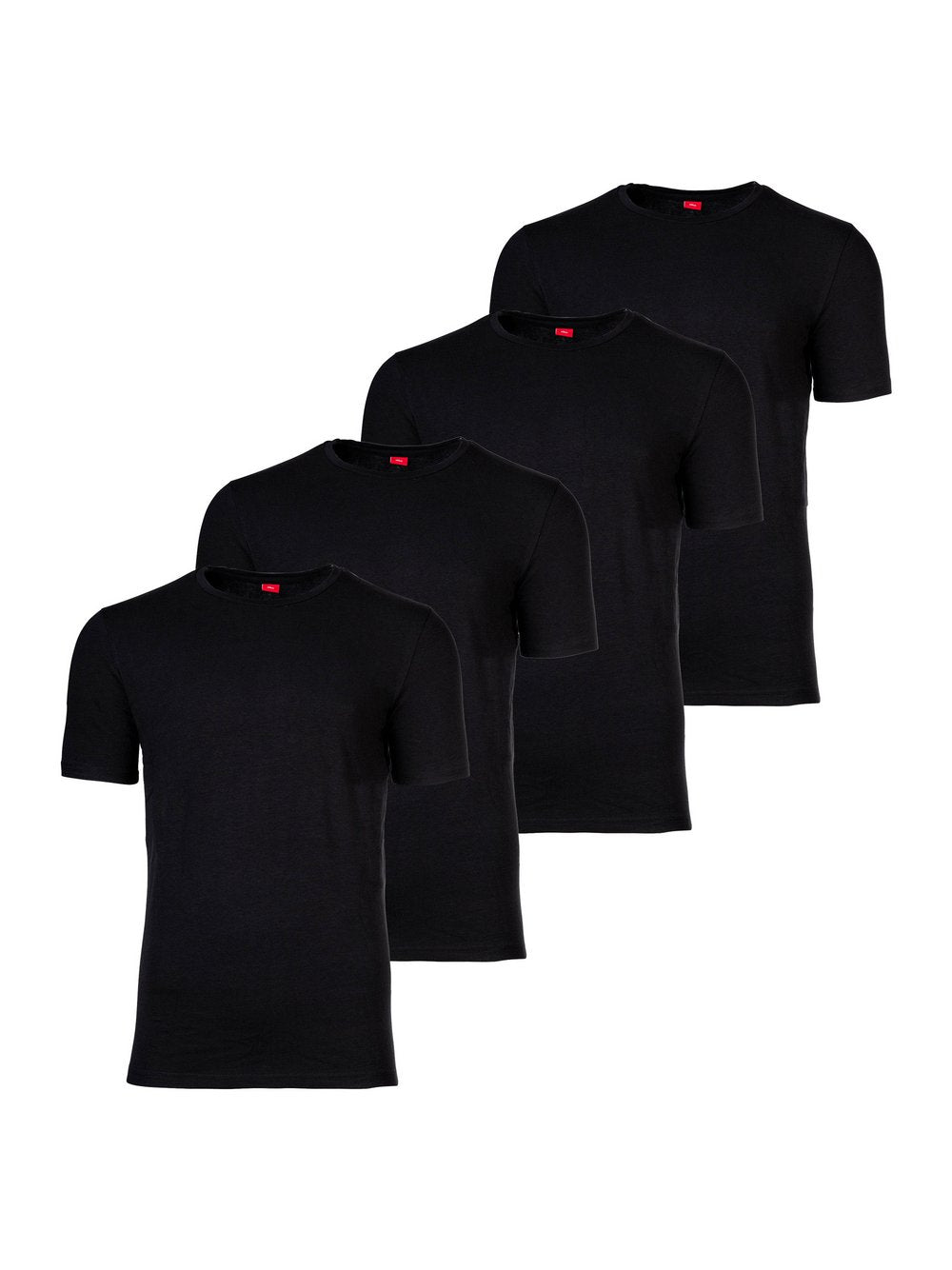 s.Oliver T-Shirt 4er Pack Herren Baumwolle