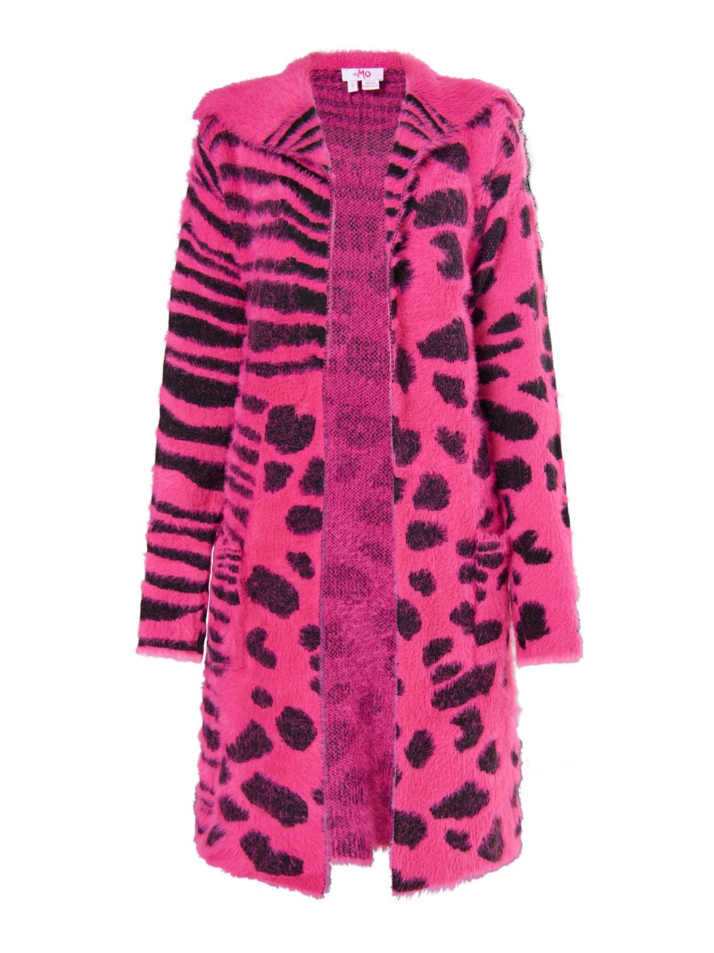 MyMo Strickcardigan Damen gemustert