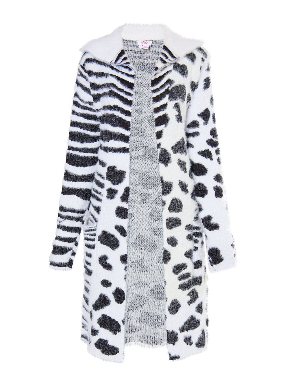 MyMo Strickcardigan Damen gemustert