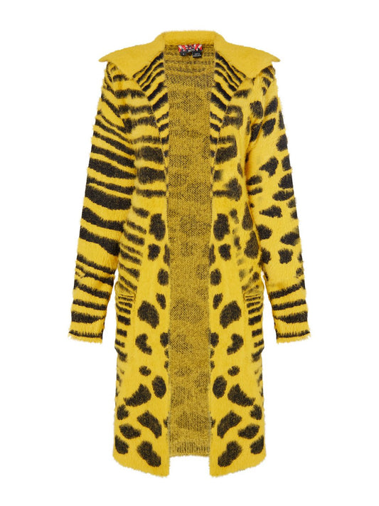 MyMo Strickcardigan Damen gemustert