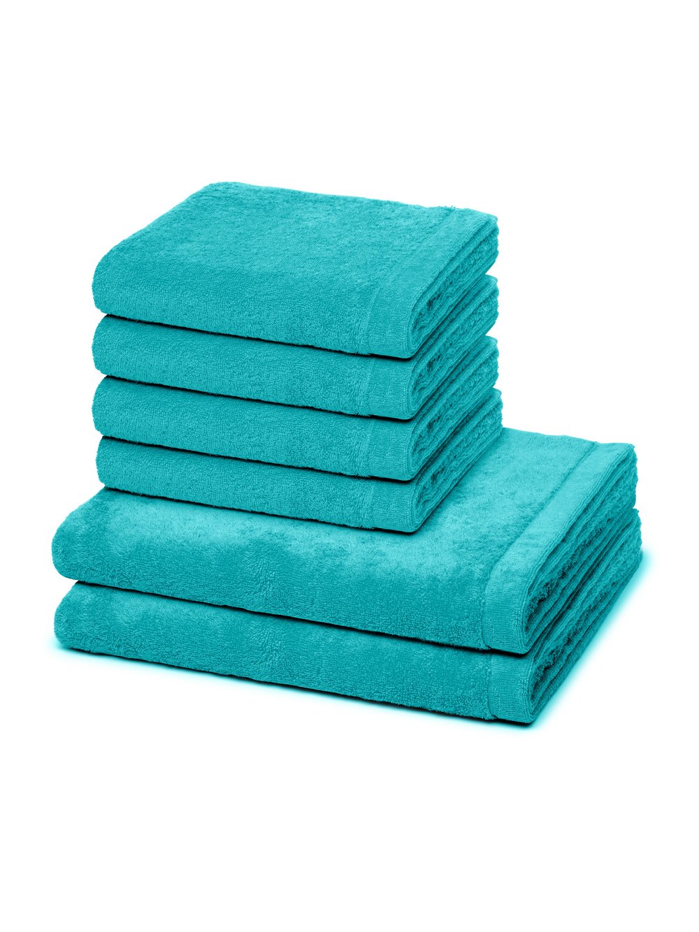 Cawö Handtuchset 6-teilig Damen Baumwolle