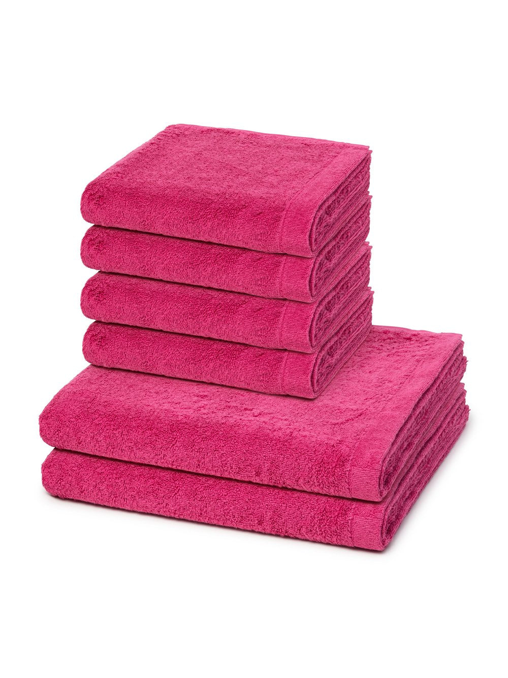 Cawö Handtuchset 6-teilig Damen Baumwolle