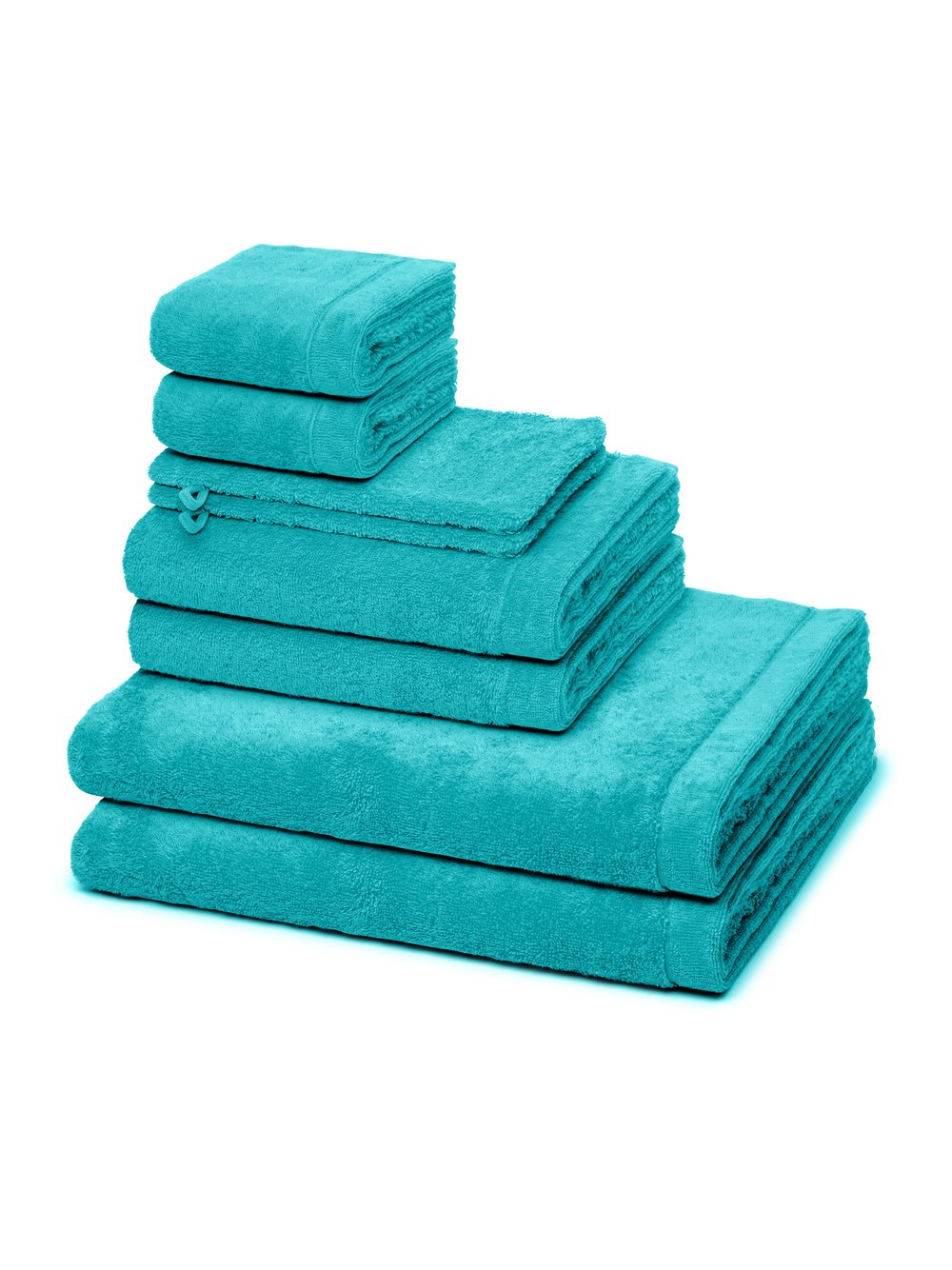 Cawö Handtuchset 8-teilig Damen Baumwolle