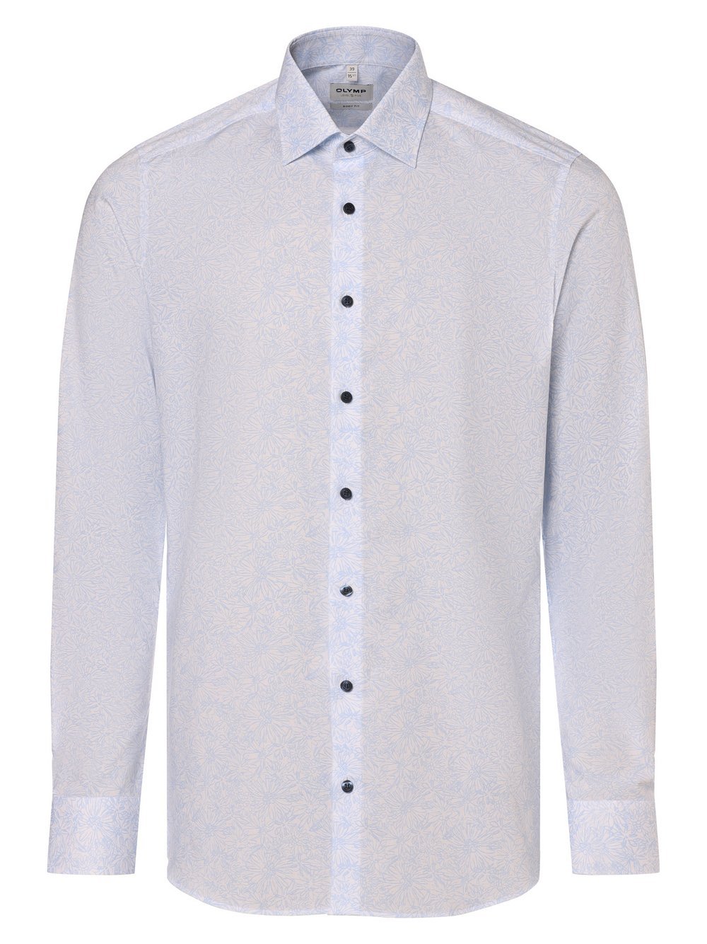 OLYMP Level Five Hemd Herren Slim Fit Baumwolle gemustert