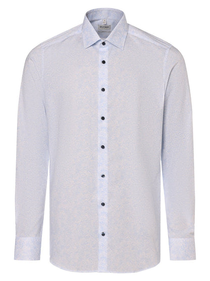 OLYMP Level Five Hemd Herren Slim Fit Baumwolle gemustert