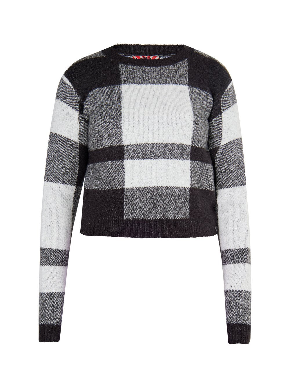 MyMo Strickpullover Damen kariert