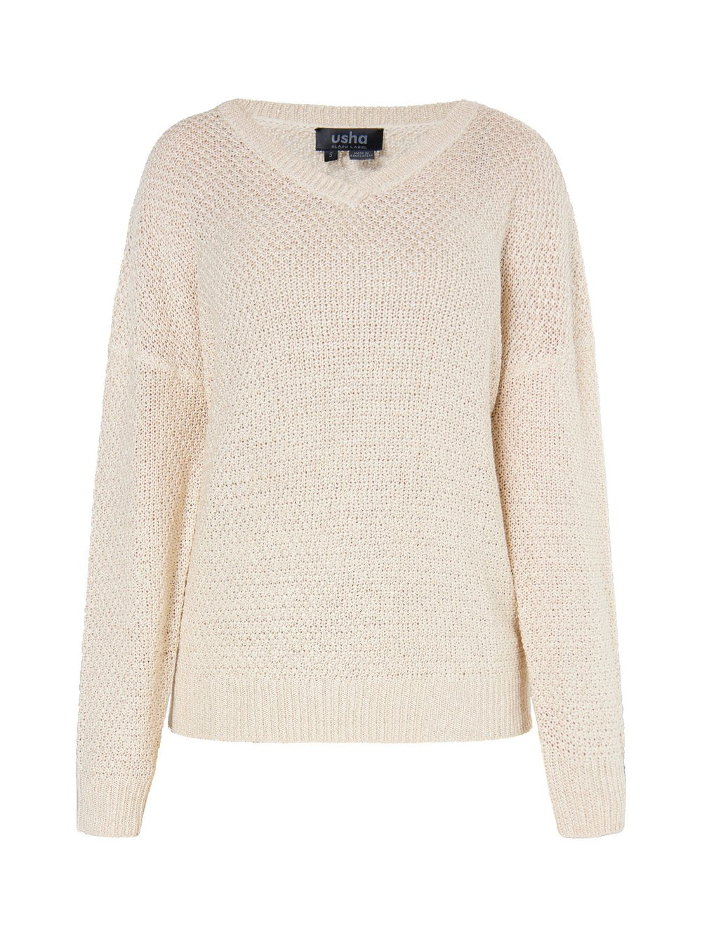 Usha Strickpullover Damen Metall