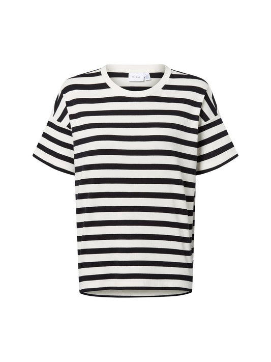 Vila T-Shirt Damen Baumwolle gestreift