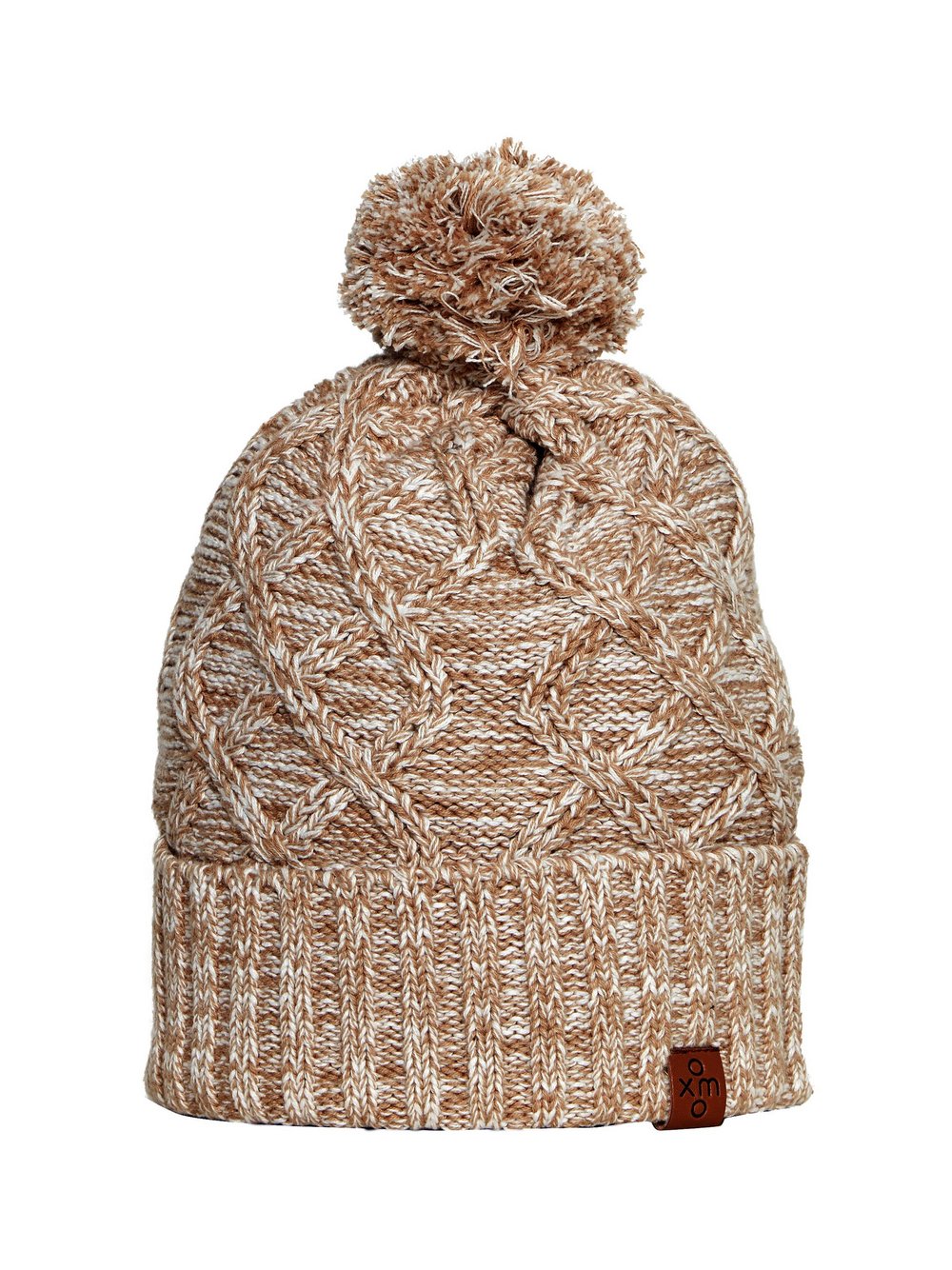 OXMO Strickmütze Damen Baumwolle meliert