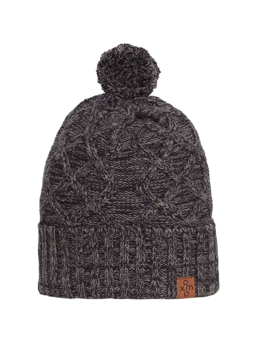 OXMO Strickmütze Damen Baumwolle meliert