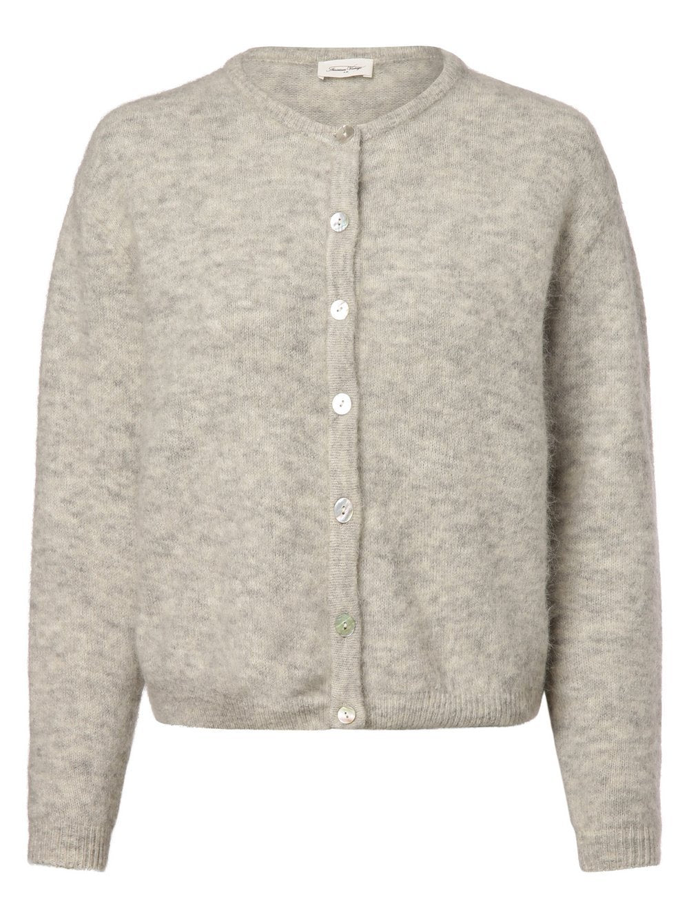 american vintage Strickjacke mit Alpaka-Anteil Damen Wolle