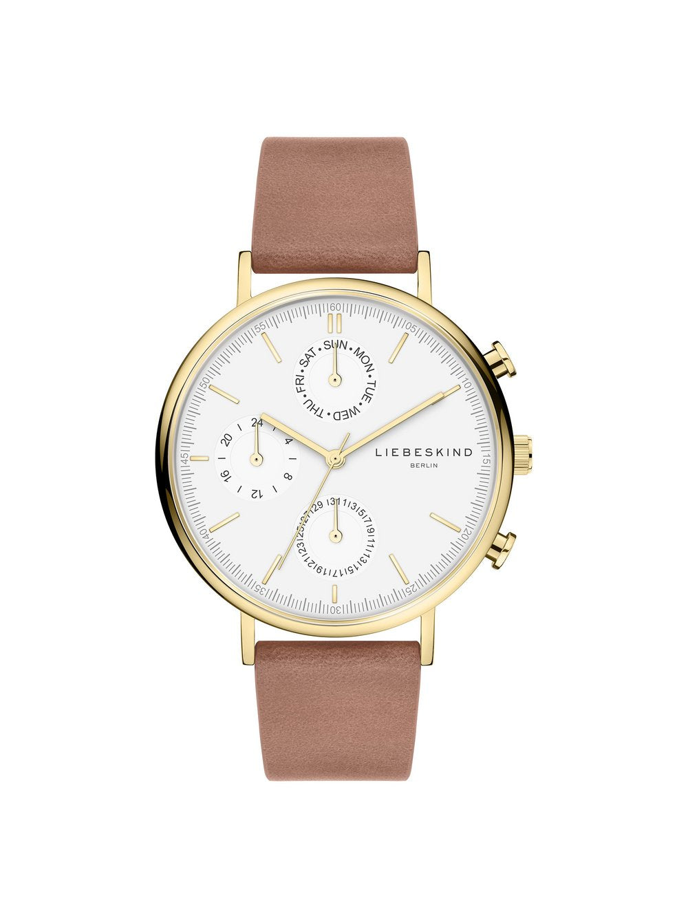 Liebeskind Berlin Armbanduhr Damen Leder roségold