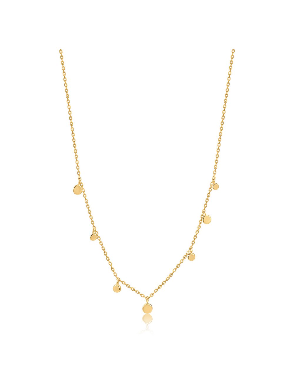 Ania Haie Halskette Damen Gelbgold