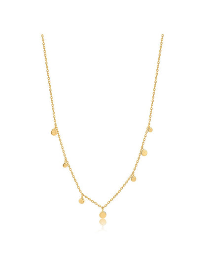 Ania Haie Halskette Damen Gelbgold