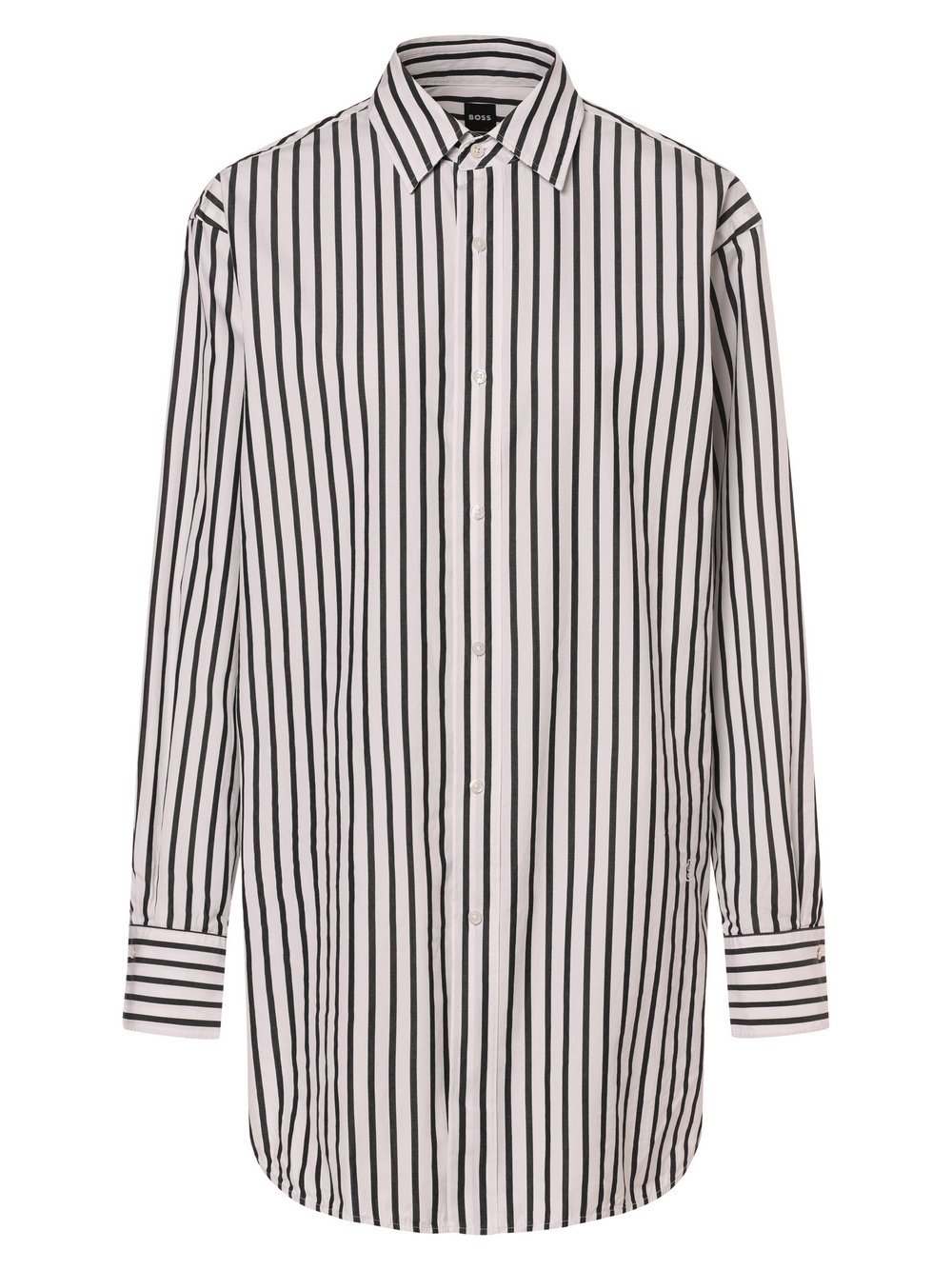 BOSS Bluse Damen Baumwolle gestreift