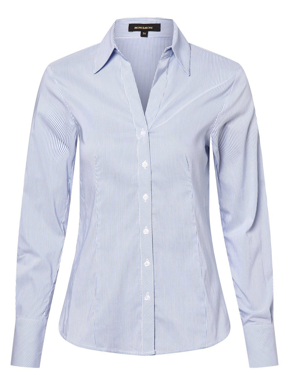 More & More Bluse Damen Baumwolle gestreift