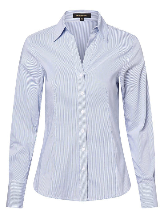 More & More Bluse Damen Baumwolle gestreift