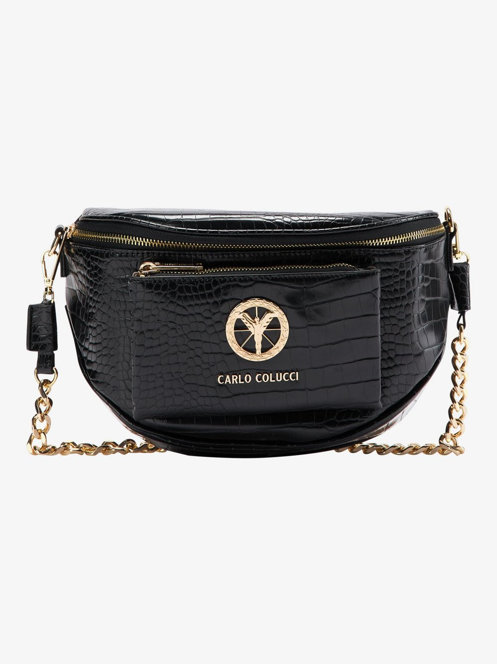 Carlo Colucci Strickpullover Herren Baumwolle bedruckt