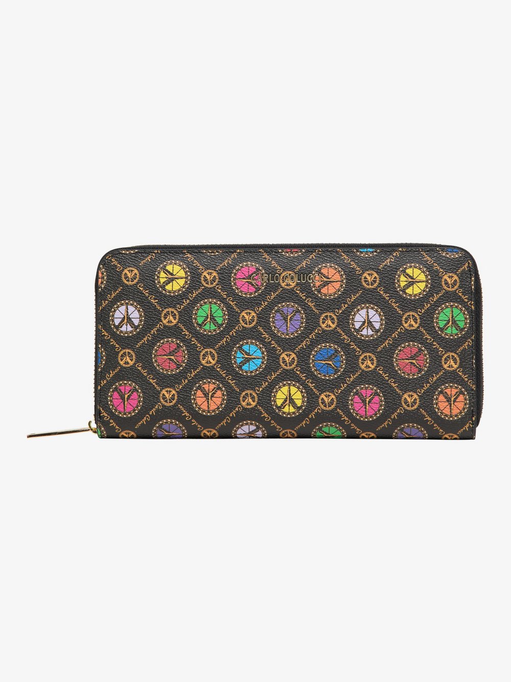 Carlo Colucci Strickpullover Herren Baumwolle bedruckt