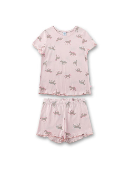Sanetta Pyjama Mädchen Baumwolle bedruckt