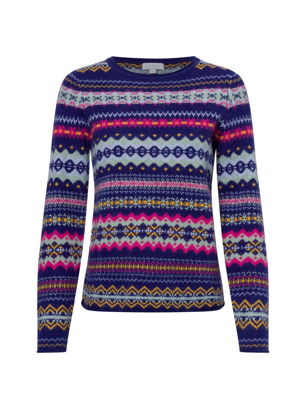 brookshire Strickpullover Damen Wolle gemustert