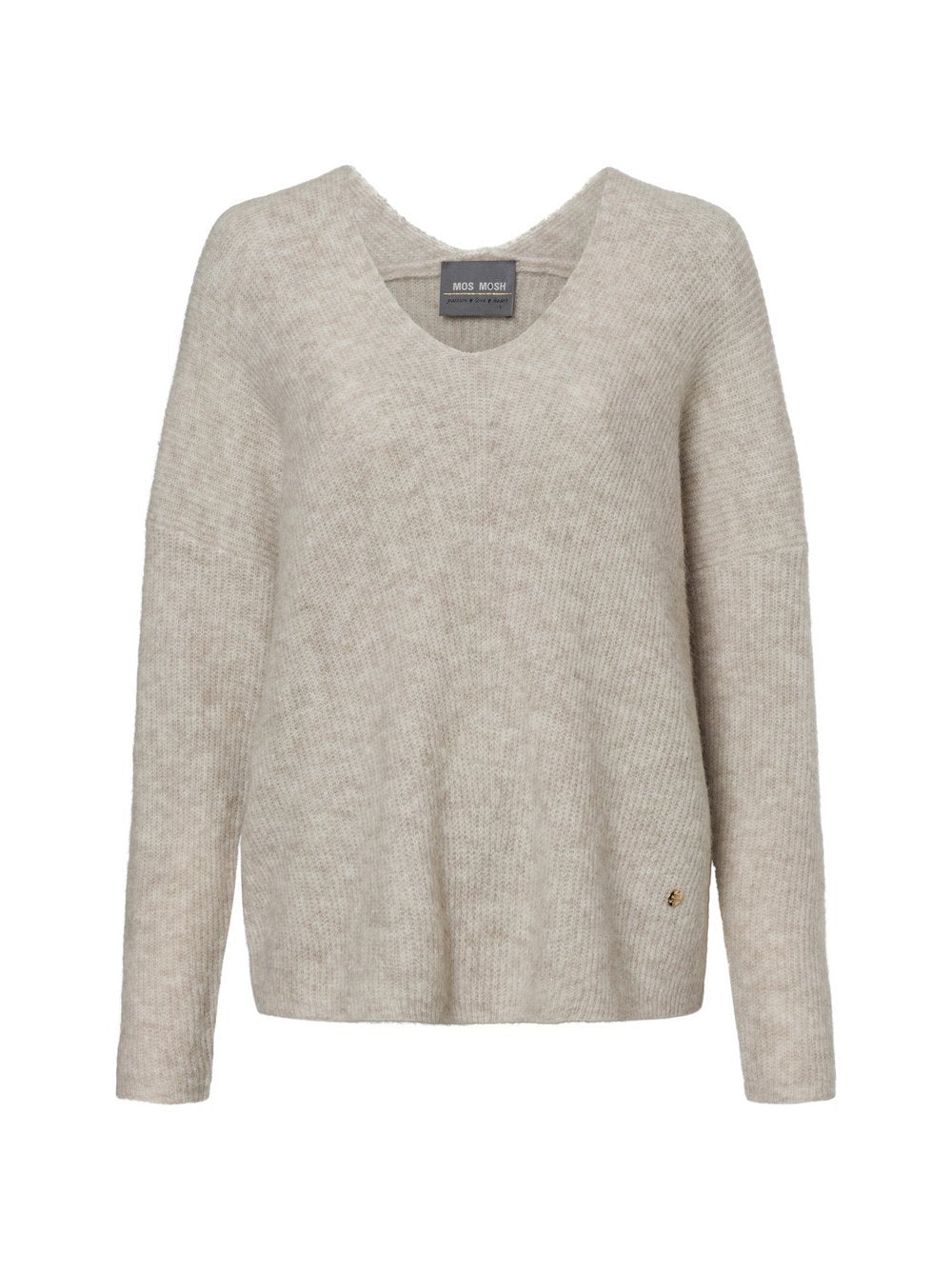 MOS MOSH Pullover mit Alpaka-Anteil Damen Wolle
