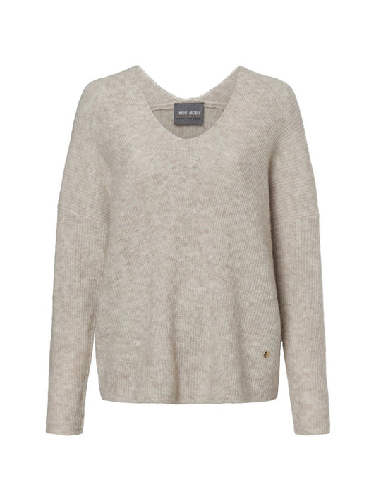 MOS MOSH Pullover mit Alpaka-Anteil Damen Wolle