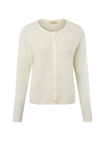 MOS MOSH Strickjacke mit Alpaka-Anteil Damen Wolle