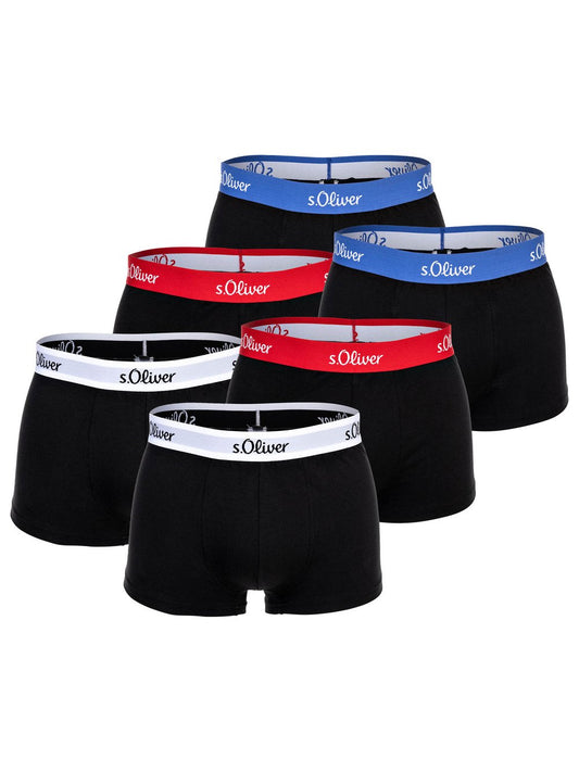 s.Oliver Boxershort 6er Pack Herren Baumwolle