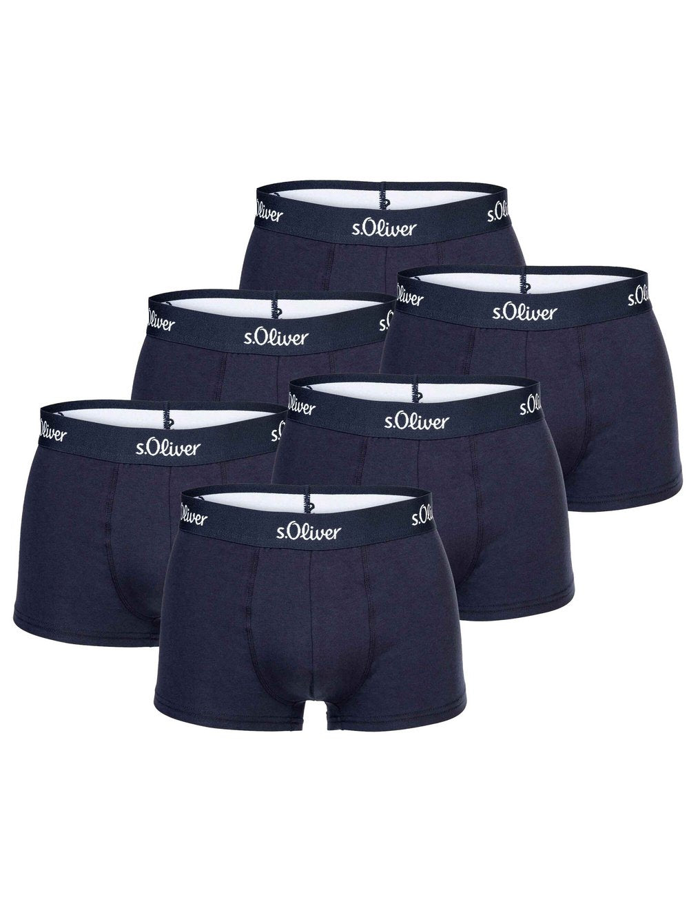 s.Oliver Boxershort 6er Pack Herren Baumwolle