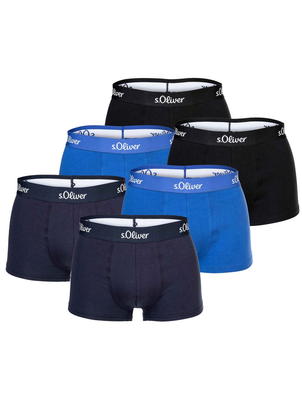 s.Oliver Boxershort 6er Pack Herren Baumwolle