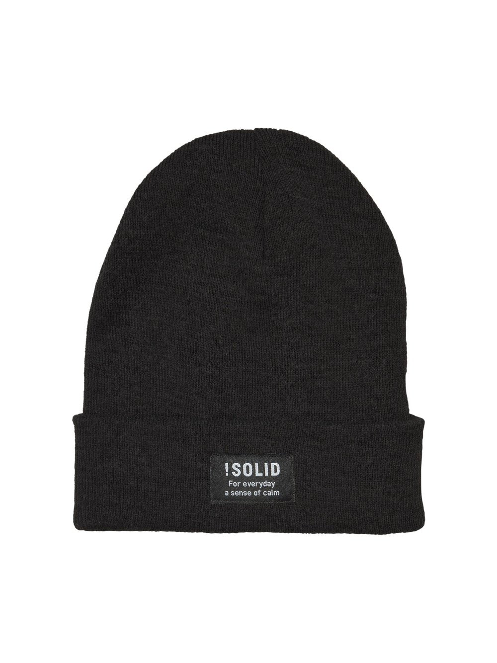 Solid Strickmütze Herren
