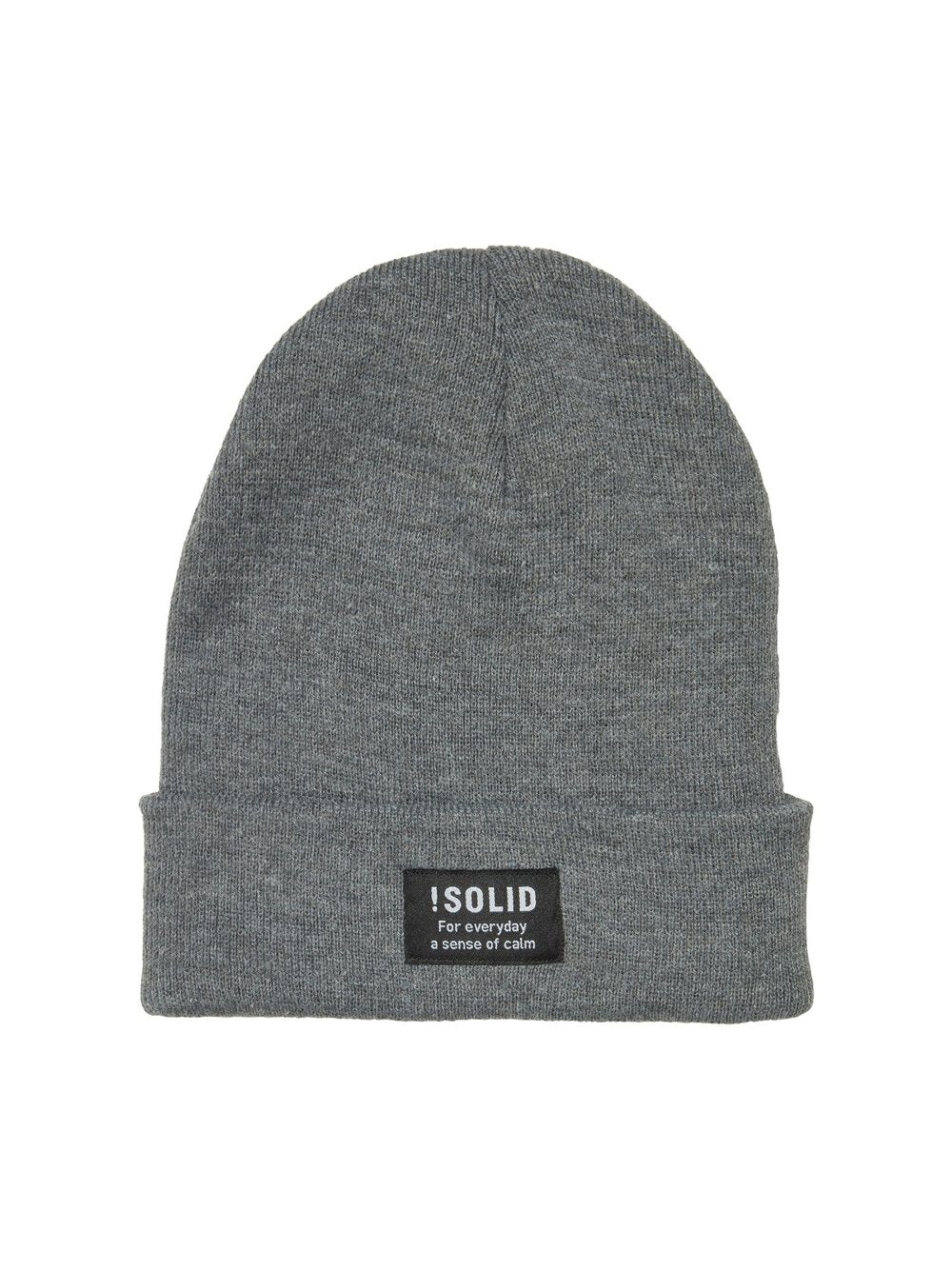 Solid Strickmütze Herren