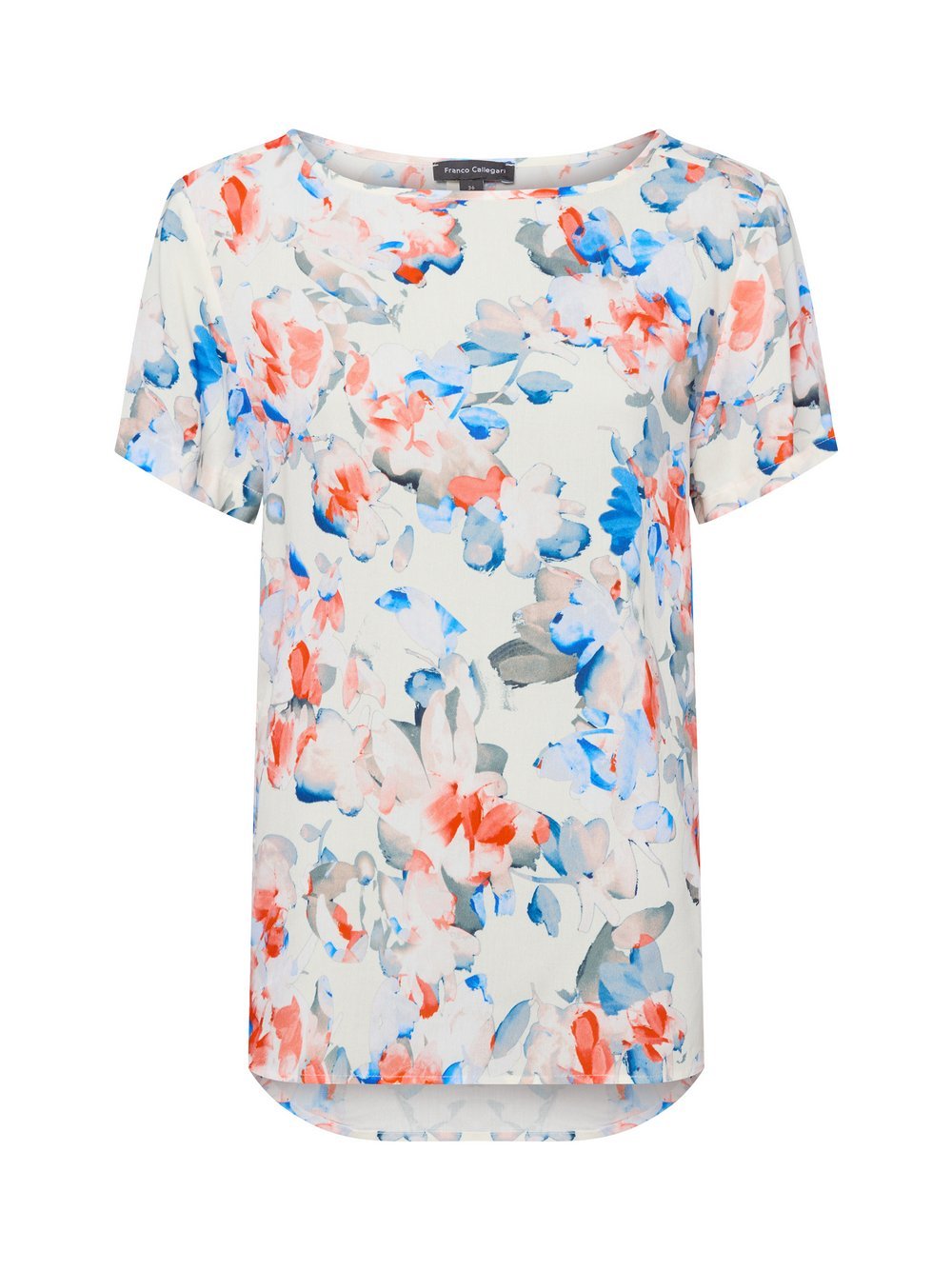 Franco Callegari Blusenshirt Damen Viskose gemustert