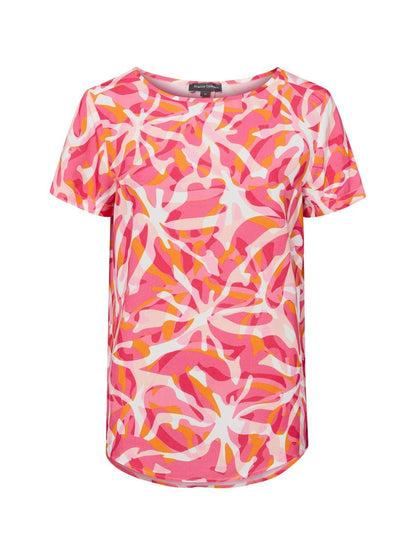 Franco Callegari Blusenshirt Damen Viskose gemustert