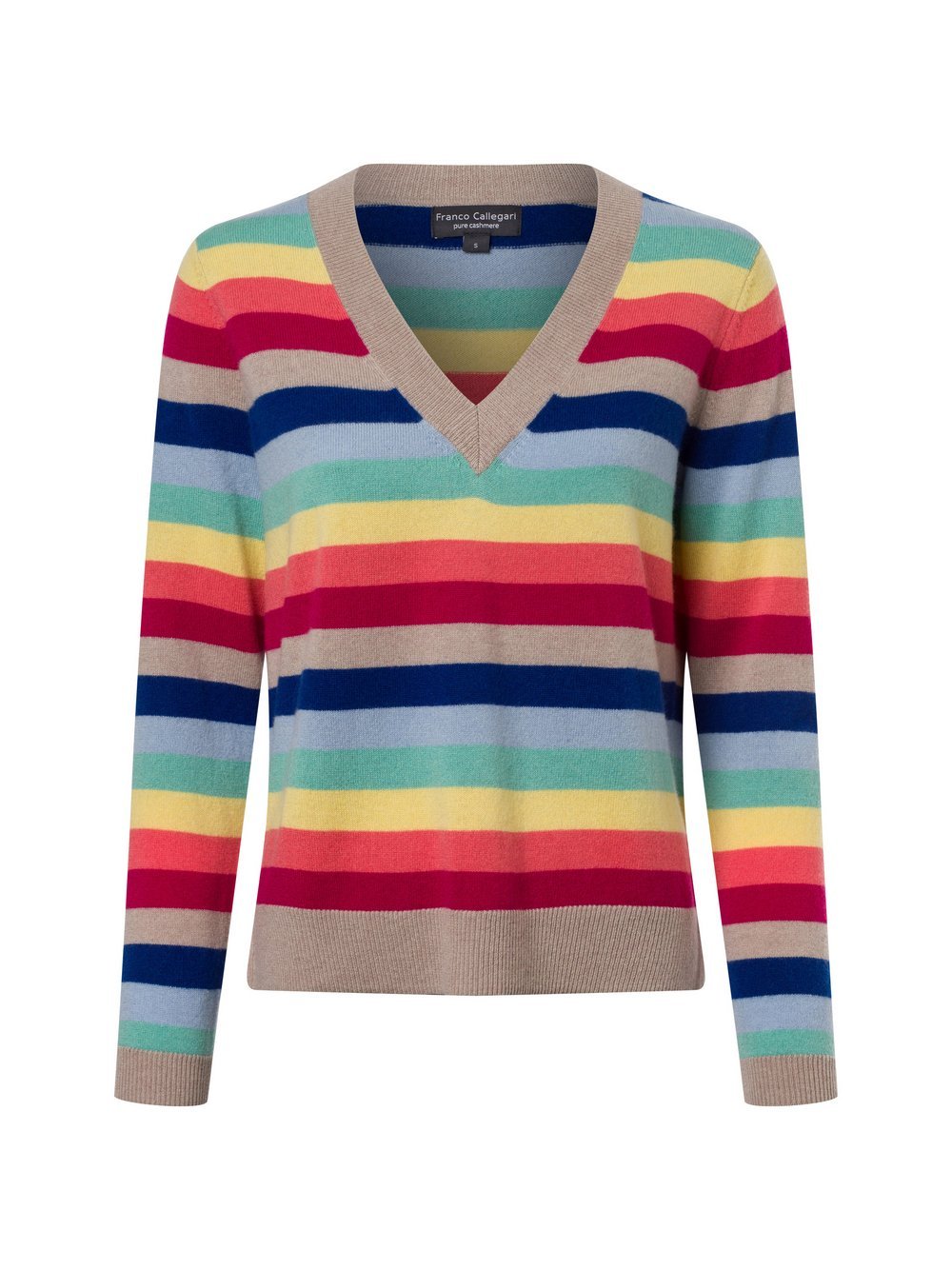 Franco Callegari Strickpullover aus Cashmere Damen gestreift