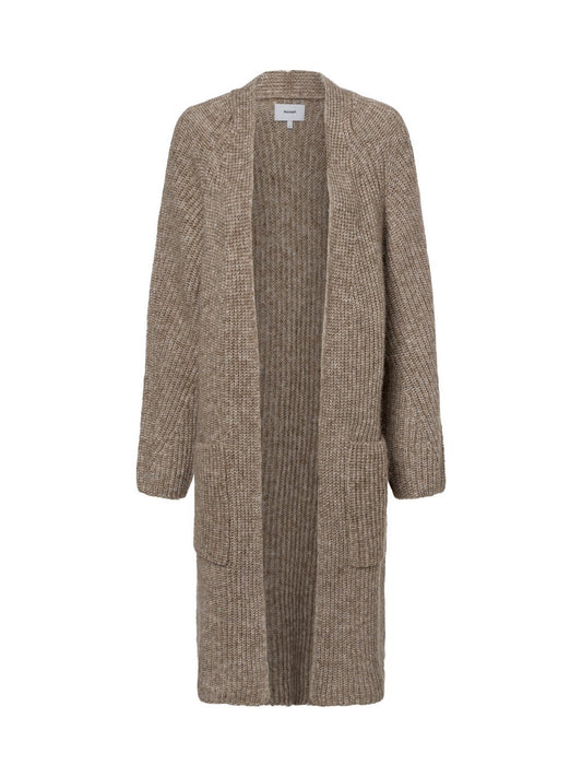 Nümph Strickjacke mit Alpaka-Anteil Damen meliert