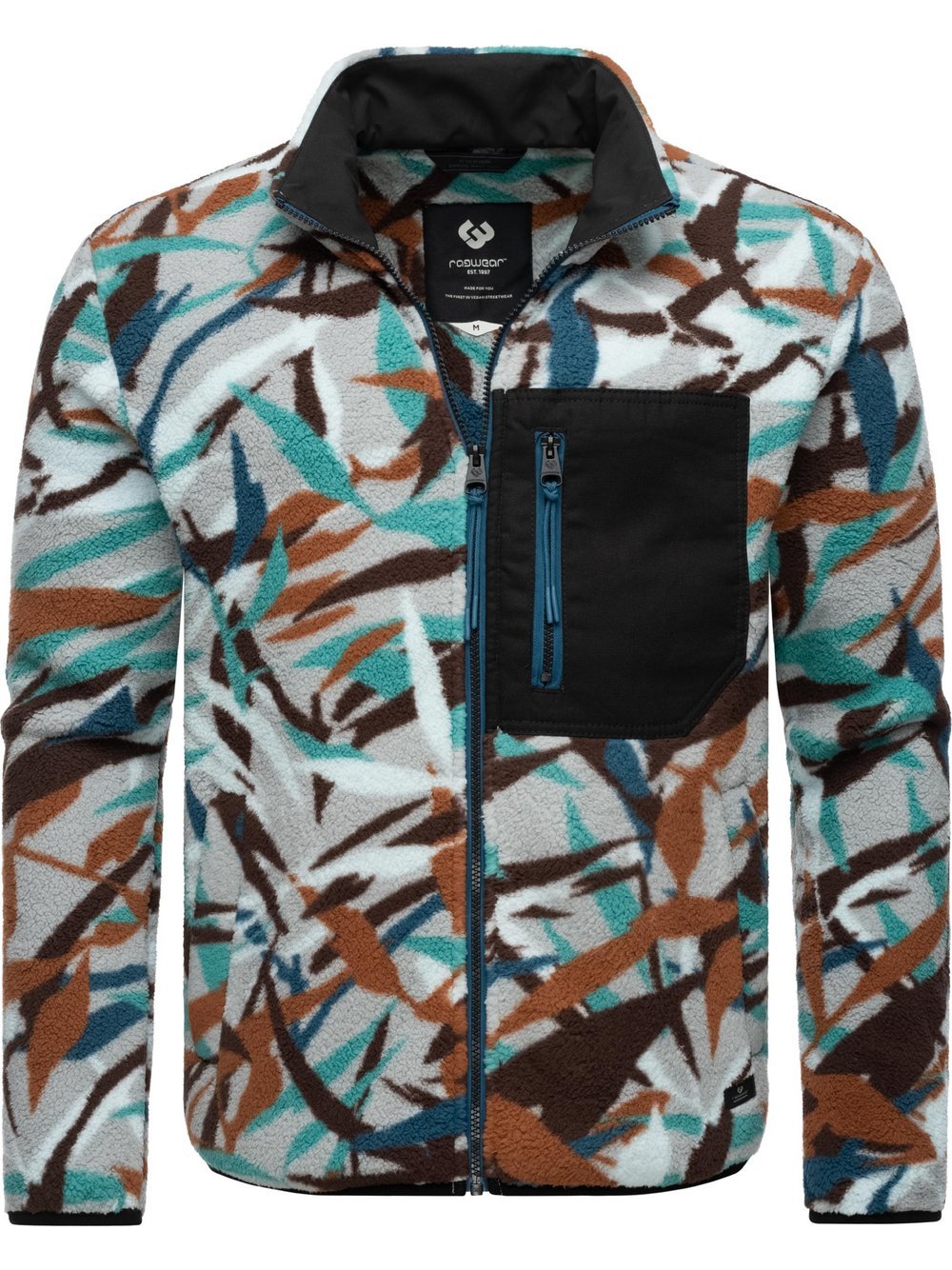 Ragwear Fleecejacke Herren gemustert