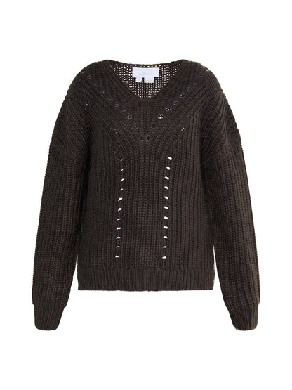 Usha Strickpullover Damen gestreift