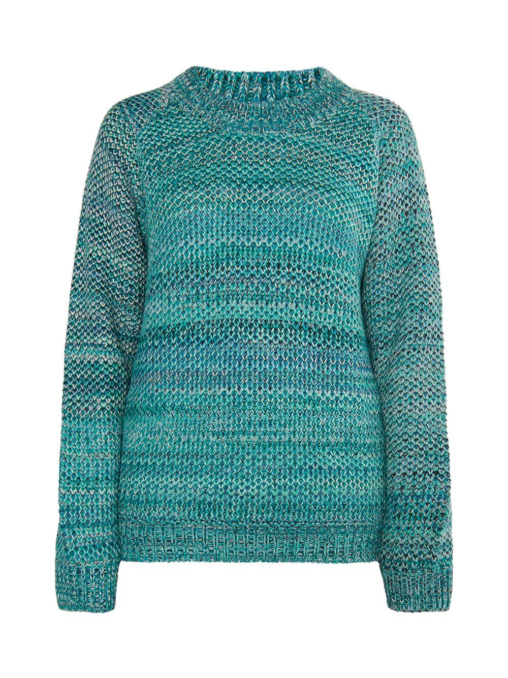 IZIA Strickpullover Damen Baumwolle meliert