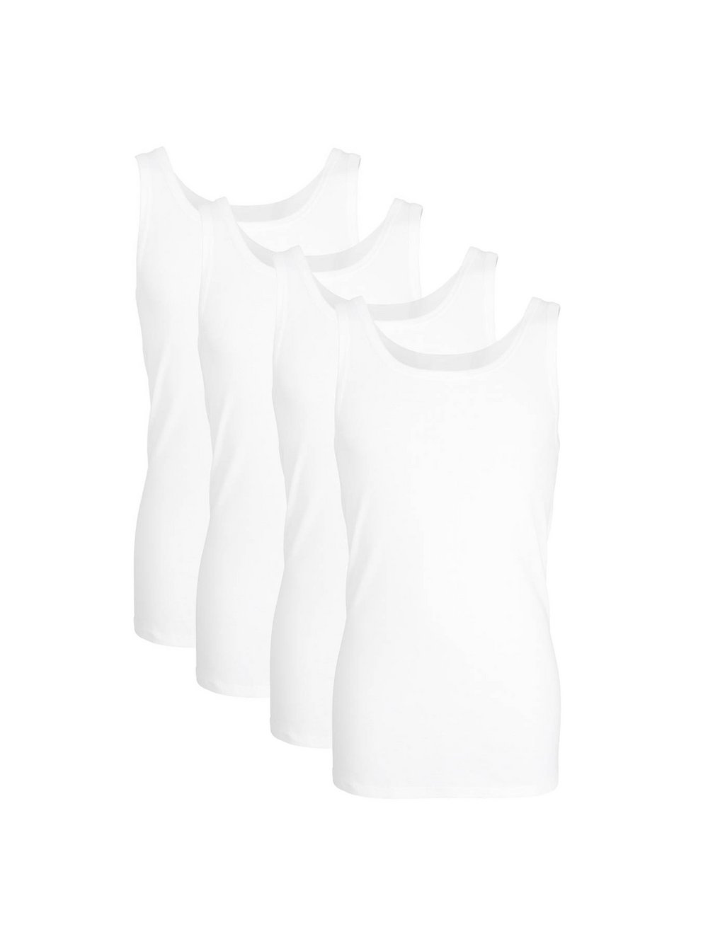 GÖTZBURG Unterhemd 4er Pack Herren Baumwolle