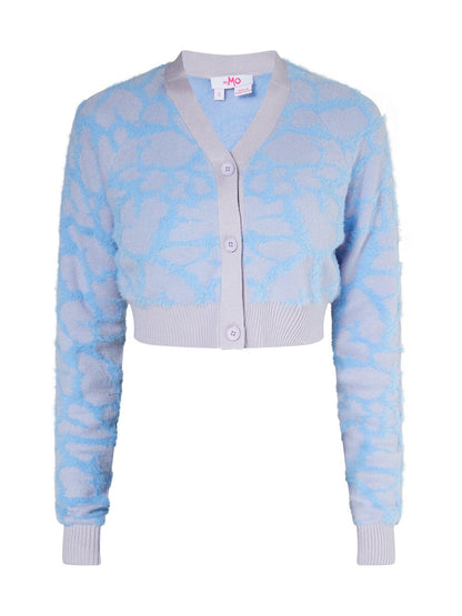 MyMo Strickjacke Damen Polyamid gemustert