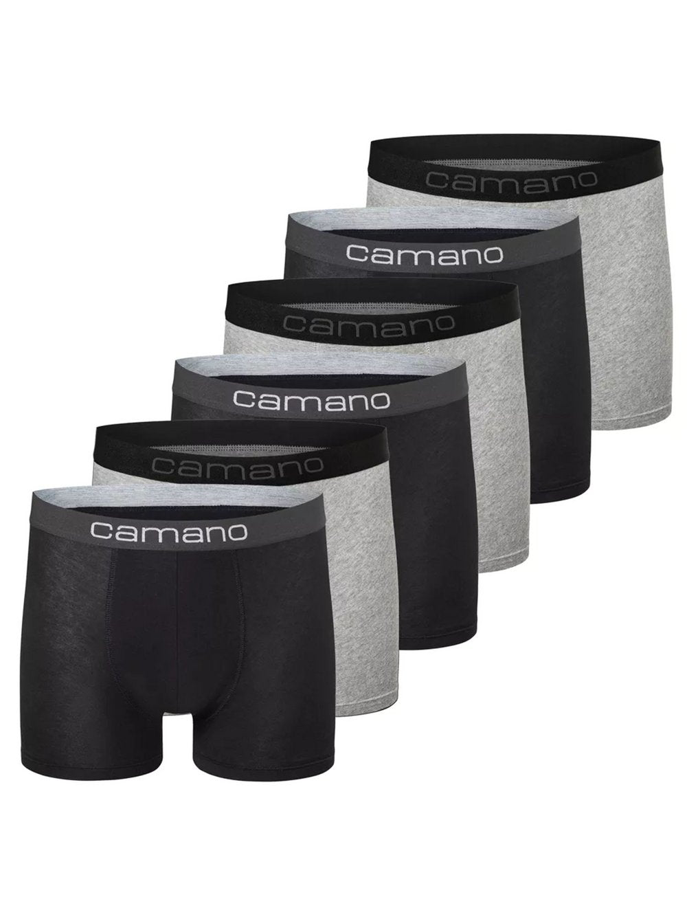 Camano Boxershort 6er Pack Herren Baumwolle